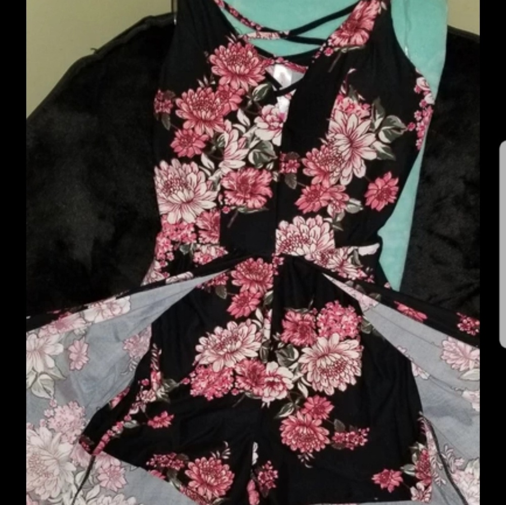 Soft Floral Romper